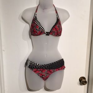 Monarch halter bikini